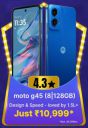Big Billion Days Special : Motorola g45 5g to be priced at Just ₹10999...