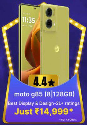 Big Billion Days Special : Motorola g85 5g to be priced at Just ₹14999