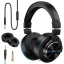 Moukey Wired Over-Ear DJ Stereo Monitor Headphones ...