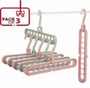 MOUNTHILLS Multipurpose Non Slip Portable Folding Hanger For Cloth Set - 3...