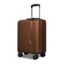Move-Meant Jetset Small Cabin Suitcase| 55 Cm| 360 Degree 8 Wheels Number Lock Polycarbonate Beige Trolley Bag | Luggage for Travel...