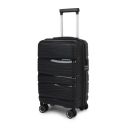 MOVE-MEANT WanderWares Small Cabin Suitcase Degree 8 Wheels Number Lock Polypropylene Trolley Bag | Luggage for Travel...