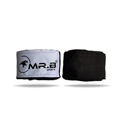 MR.B SPORTS Hand Wraps, Hand Wraps for Boxing, Boxing Hand Wrap Punching Hand Wraps 108" & 180" Length (Blue, 108" Length)