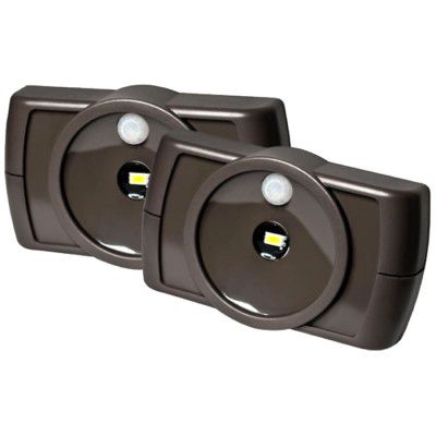 Mr. Beams Electric Powered 35 Watt Wireless Motion Sensor LED Slim Smart Light (MB862, Black)