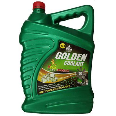 Mr Packers Golden Star Coolant Antifreeze Radiator Coolant Green Concentrate for Cars, Bikes, Truck, SUV - 3 L