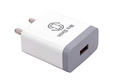 Mrs Simin MI Fast 2.4 Ampere Fast Charging Mobile Charger (White)