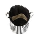 MS Bags Multipurpose Laundry Bag/Basket for Dirty Clothes (50 LTR) Color(Black & White )...