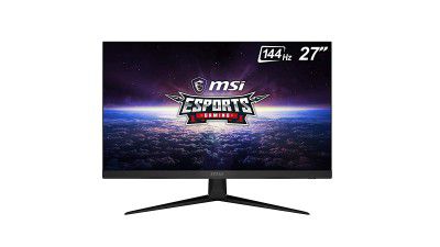 MSI 27” FHD (1920 x 1080) Non-Glare with Super Narrow Bezel 144Hz 1ms 16:9 HDMI/DP AMD Radeon FreeSync IPS Gaming Monitor (OPTIX G271)