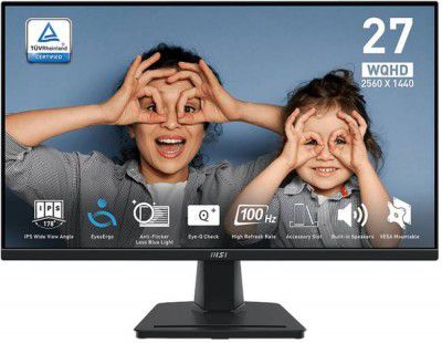 MSI (27") WQHD IPS Panel with EyesErgo Technology, Flat Business Monitor (MP275Q) 