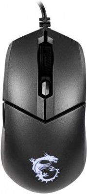 MSI CLUTCH GM11 WHITE Gaming Mouse Wired Ambidextrous Optical Gaming Mouse  (USB 2.0, Black)