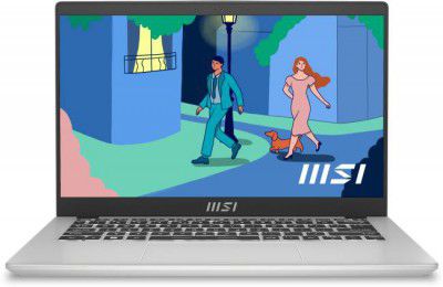 MSI Core i7 12th Gen 1255U - (16 GB/512 GB SSD/Windows 11 Home) Modern 14 C12M-671IN Thin and Light Laptop  (14 Inch, Urban Silver, 1.4 Kg)