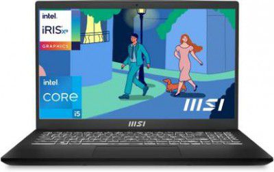 MSI Intel Core i5 12th Gen 1235U - (8 GB/512 GB SSD/Windows 11 Home) 