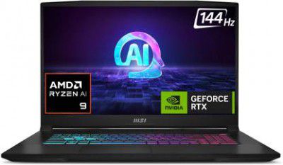 MSI Katana A17 AI AMD Ryzen 9 Octa Core 8945HS B8VG-868IN Gaming Laptop (16 GB RAM + 1 TB SSD + 8 GB Graphics NVIDIA GeForce RTX 4070)
