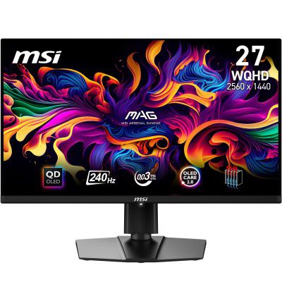 MSI MAG 271QPX QD-OLED E2, 26.5" , OLED, WQHD 2560x1440, 240Hz, Black