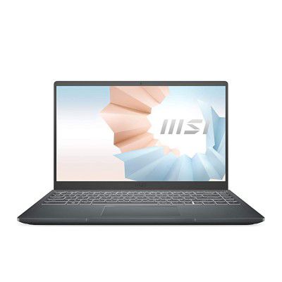 MSI Modern 14 B11MOU-861IN Intel i5-1155G7 14 " Laptop (8GB/512GB NVMe SSD/Windows 10 Home/ Intel UHD Graphics/ Carbon Grey/ 1.3Kg/ FHD IPS-Level 60Hz Panel)