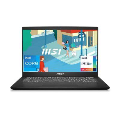 MSI Modern 14 C13M-437IN, Intel 13th Gen. i5-1335U, 36CM FHD 60Hz Laptop (8GB/512GB NVMe SSD)