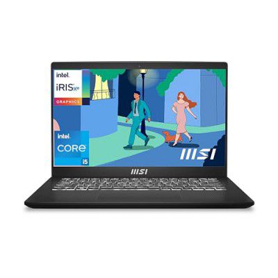 MSI Modern 14 Intel 12th Gen i5 1235U C12MO-1203IN Laptop (16GB RAM + 512GB NVMe SSD + Iris Xe)