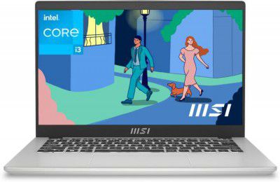MSI Modern 14 Intel Core i3 12th Gen 1215U - (16 GB/512 GB) Modern 14 C12MO-444IN Thin and Light Laptop  (14 Inch, Urban Silver, 1.4 Kg)