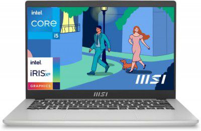 MSI Modern 14 Intel Core i5 12th Gen 1235U - (8 GB/512 GB SSD) Modern 14 C12M-440IN Thin and Light Laptop  (14 Inch, 1.4 Kg)