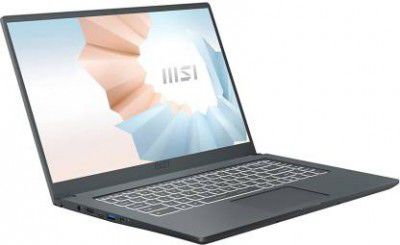 MSI Modern 15 AMD Ryzen 7 Octa Core 5th Gen Ryzen 7 5700U - (8 GB/512 GB SSD/Windows 11 Home) Modern 15 A5M Thin and Light Laptop  (15.6 inch, Carbon Gray, 1.6 kg)