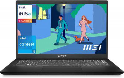 MSI Modern 15 Intel Core i5 12th Gen 1235U - (16 GB/512 GB SSD) Modern 15 B12MO Business Laptop  (15.6 inch, Classic Black)