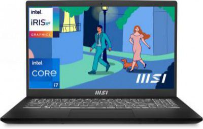 MSI Modern 15 Intel Core i7 12th Gen 1255U - (16 GB/512 GB SSD) Modern 15 B12MO Business Laptop  (15.6 inch, Classic Black)