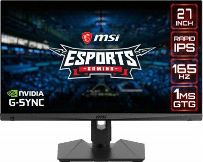 MSI Optix (27") WQHD LED Backlit IPS Panel height adjustable Gaming Monitor (MAG274QRF)  