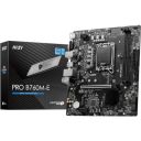 MSI PRO B760M-E Motherboard, Micro-ATX - Supports 14th/13th/12th Gen Intel Core Processors, LGA 1700 - DDR5 Memory Boost 5600MHz, PCIe 4.0 x16 Slot, M.2 Gen4 Slot...