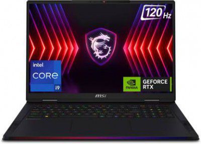 MSI Raider 18 HX Intel Core i9 14th Gen 14900HX - (32 GB/2 TB SSD) Raider 18 HX A14VHG-254IN Gaming Laptop  (18 Inch, Core Black)