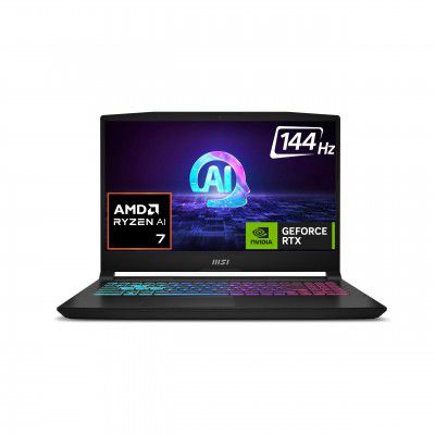 MSI Katana A15 AI, Ryzen 7 8th Gen Gaming Laptop (16GBRAM /512GB SSD) B8VE-481IN