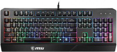 MSI S11-04US261-CLA Wired USB Gaming Keyboard (Black)