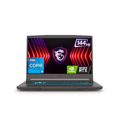 MSI Thin 15 Intel Core i5-12450H B12UC-1692IN Gaming Laptop (16GB RAM + 512GB NVMe SSD + NVIDIA GeForce RTX 3050)