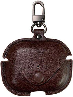 MStick AirPod Pro Case Leather Personalized Leather Protective Air-pod Pro Case Cover Shockproof - Deep Brown
