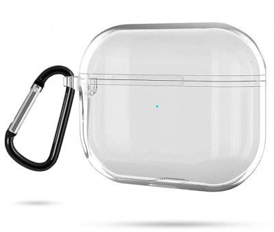 mStick Shock Proof Protection Cover Case Compatible for AirPod Pro with Keychain (Transparent)