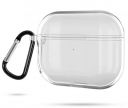mStick Shock Proof Protection Cover Case Compatible for AirPod Pro with Keychain (Transparent)...