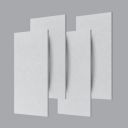MT Acoustix® FeltPin 6 Pcs Premium Felt Bulletin Boards for Office & School | 30x30cm, Night...
