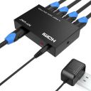 MT-Viki HDMI Splitter 1 in 4 Outputs 1 x 4 Power HDMI Splitter 4 Ports ...