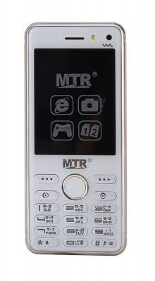 MTR MT Champ Dual SIM Whats APP Facebook Bluetooth Dual Camera VGA Camera Bright Torch Vibration with ONE Year Warranty(Gold)