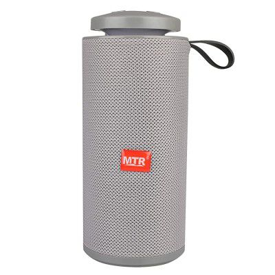 MTR MT305 Wireless Bluetooth Portable|Lightweight Mini Speaker|USB|FM|LED|Memory Card Support for Indoor & Outdoor (Gray)