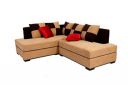 Muebles Casa Crown Five Seater Sofa (Beige and Brown)...