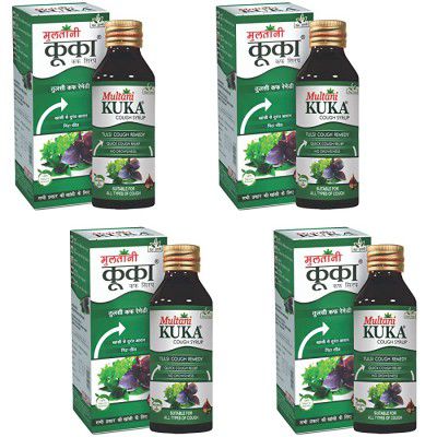 Multani Kuka Cough Syrup, Green, 100 ml, Pack of 4