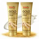 Multani Natural Gold Hair Removal Cream 60 ml (Pack of 2)...