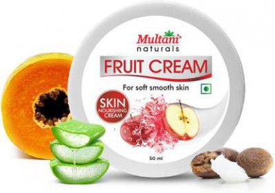 Multani Naturals Fruit Moisturizer Cream | Nourishing & Hydrating -  (50 ml)