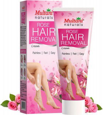 Multani naturals Rose Hair Removal Cream | Painless & Stripless - Cream (60 ml)