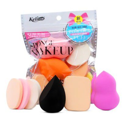 Multibrite 6 Pcs Beauty Blender Sponge Set (Multicolor)