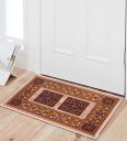 Multicolor Abstract Polyester 15 x 23 Inches Anti Skid Door Mat...