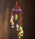 Multicolor Metal Handcrafted Decorative Hanging Bell...