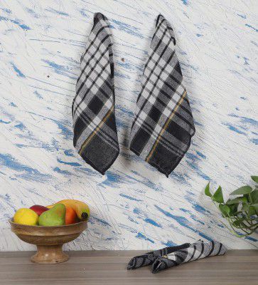 MFD Home Furnishing Multicolour Cotton High Absorbent Cleaning Cloth (Set of 4)