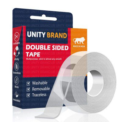 UB Unity Brand Multipurpose Double Sided Tape Heavy Duty - Adhesive Silicone Tape - 3 Meter