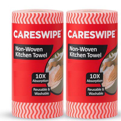 Multipurpose Microfiber Cleaning Cloth Reusable Washable Wipes | Pack of 2 | 160 Sheets